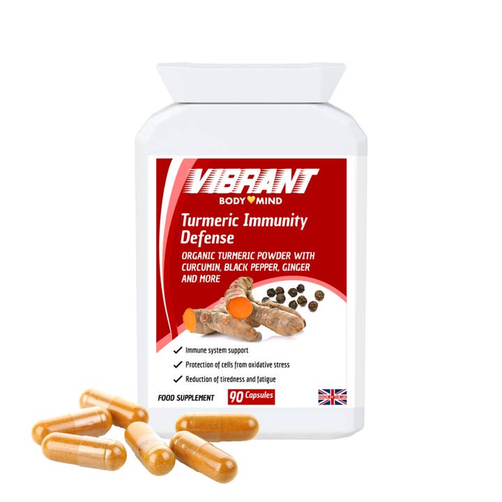 Vibrant Body Mind – wholesale Oral supplement/vitamin – Organic Turmeric Capsules with Black Pepper