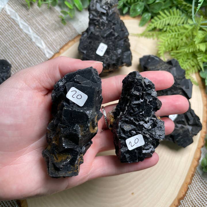 Copper Ashes - Wholesale Spiritual Stone/Crystal - Black Fluorite