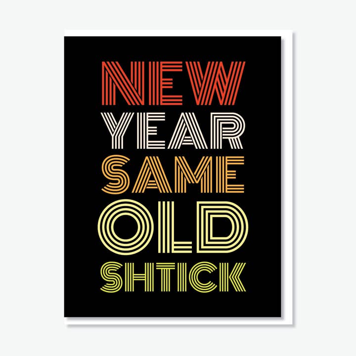New Year Same Old Shtick | Rosh Hashanah Jewish New Year Car for wholesale by Everyday Yiddish