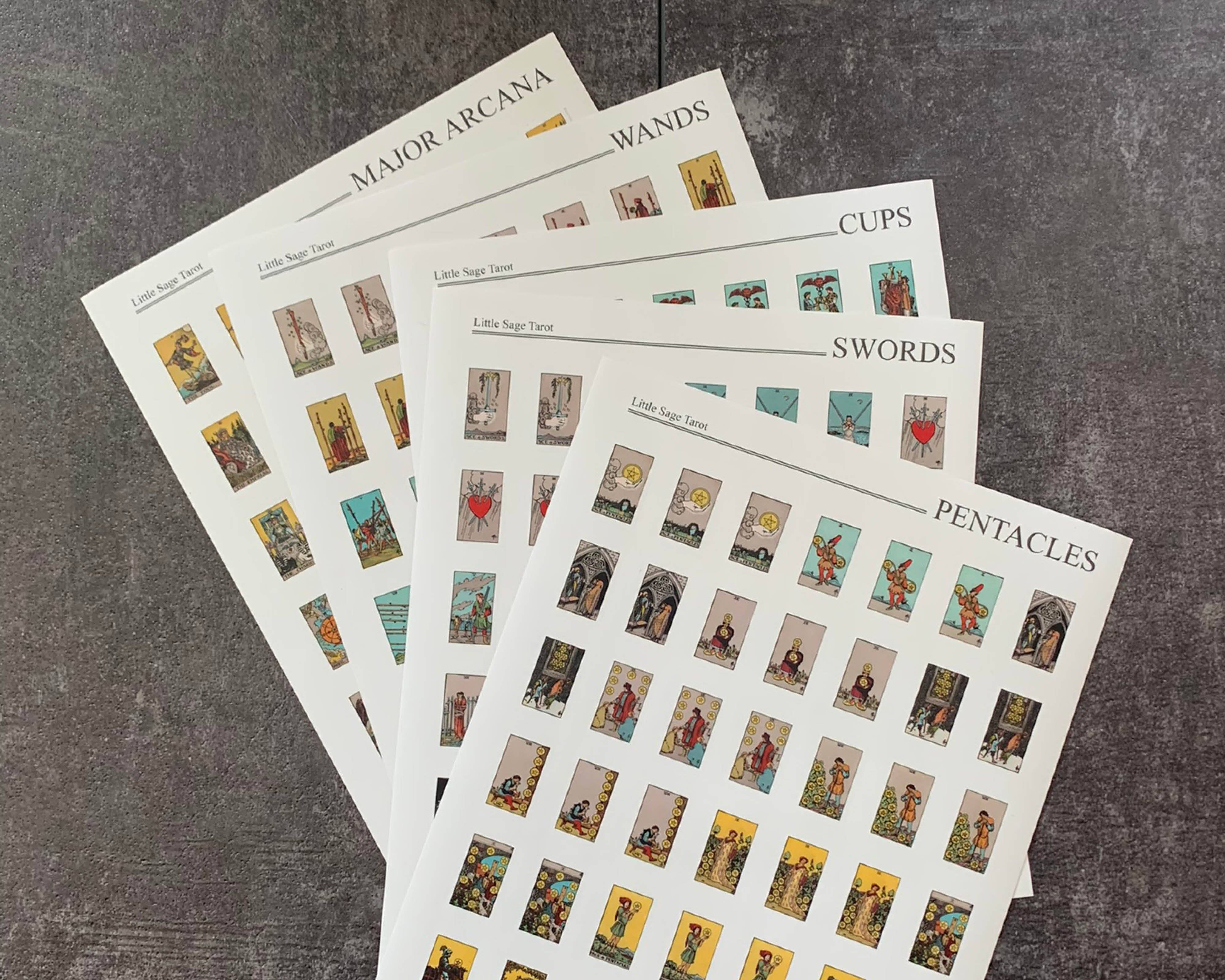 Little Sage Tarot - Wholesale Sticker - Tarot Mini Stickers2