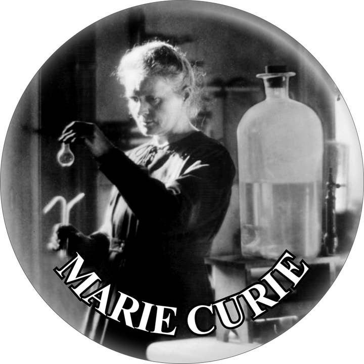Magnet - Curie, Marie - Face Shot for wholesale by Square Deal Recordings & Supplies