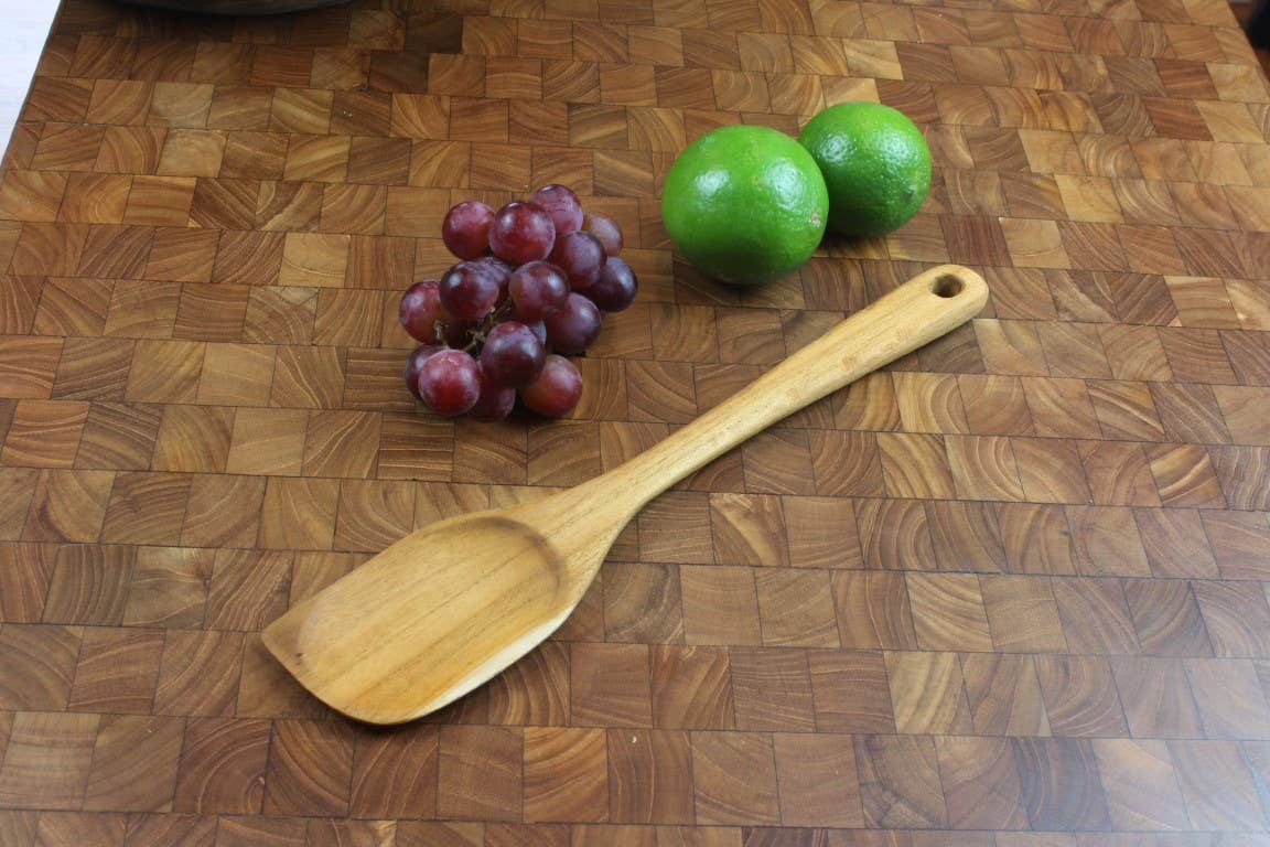 Tuckahoe Hardwoods - Wholesale Kitchen Spoon - Rustic Handle Wooden Corner Spoon1