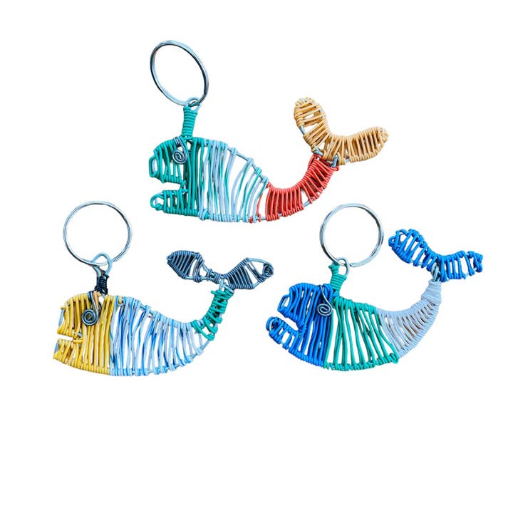 Beautifully Made Fair Trade - Wholesale Keychain - Unisex - Kenya | Whale Keychain1
