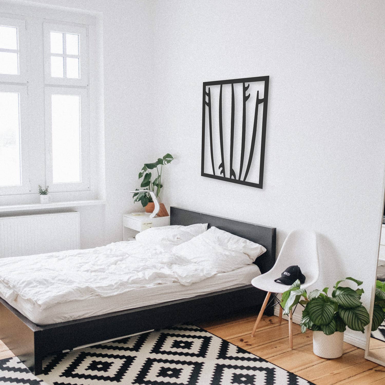 Woodstache - Wholesale Wall Accent - Wooden Surfboard Table1