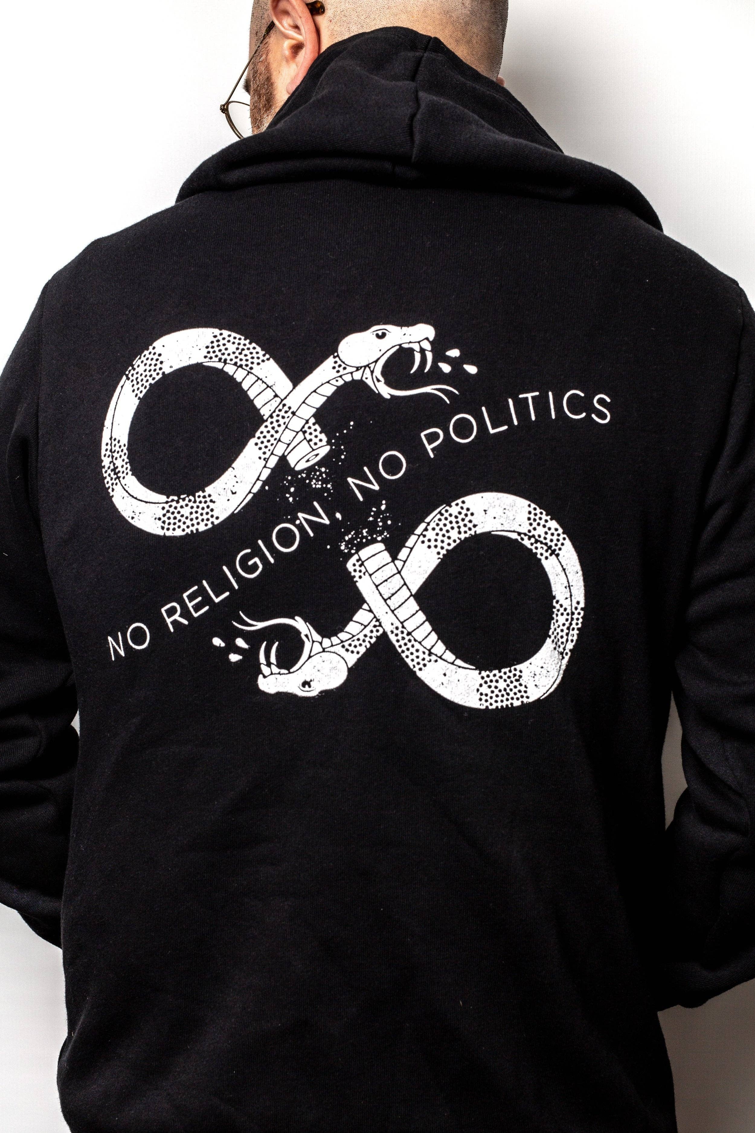 Bull in China - Vendita all'ingrosso Felpa con cappuccio - Unisex - Felpa con cappuccio - Nessuna religione, Nessuna politica (Nero)2