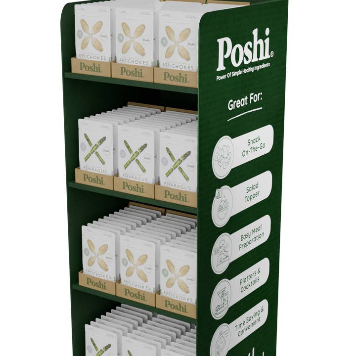 Poshi Shipper -(Contents:4 - Flavor of Poshi) for wholesale by POSHI