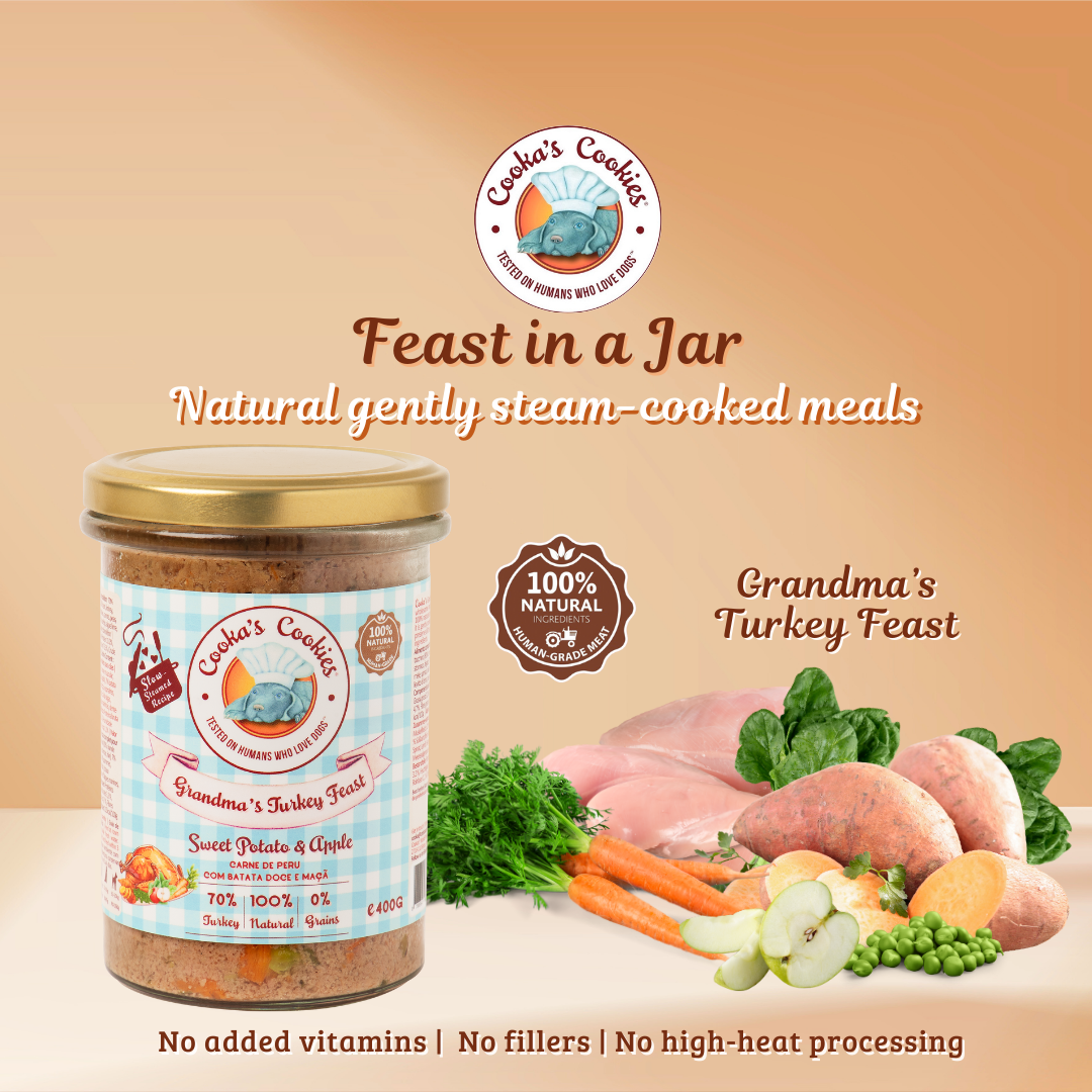 Cooka's Cookies - Wholesale Pet Food - Dog - Grandma's Turkey Feast - Complete meal for dogs3