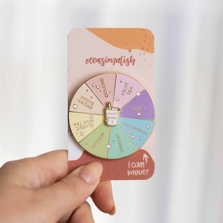 Which Boba Flavor Interactive Enamel Pin Which Boba Flavor Interactive Enamel Pin
