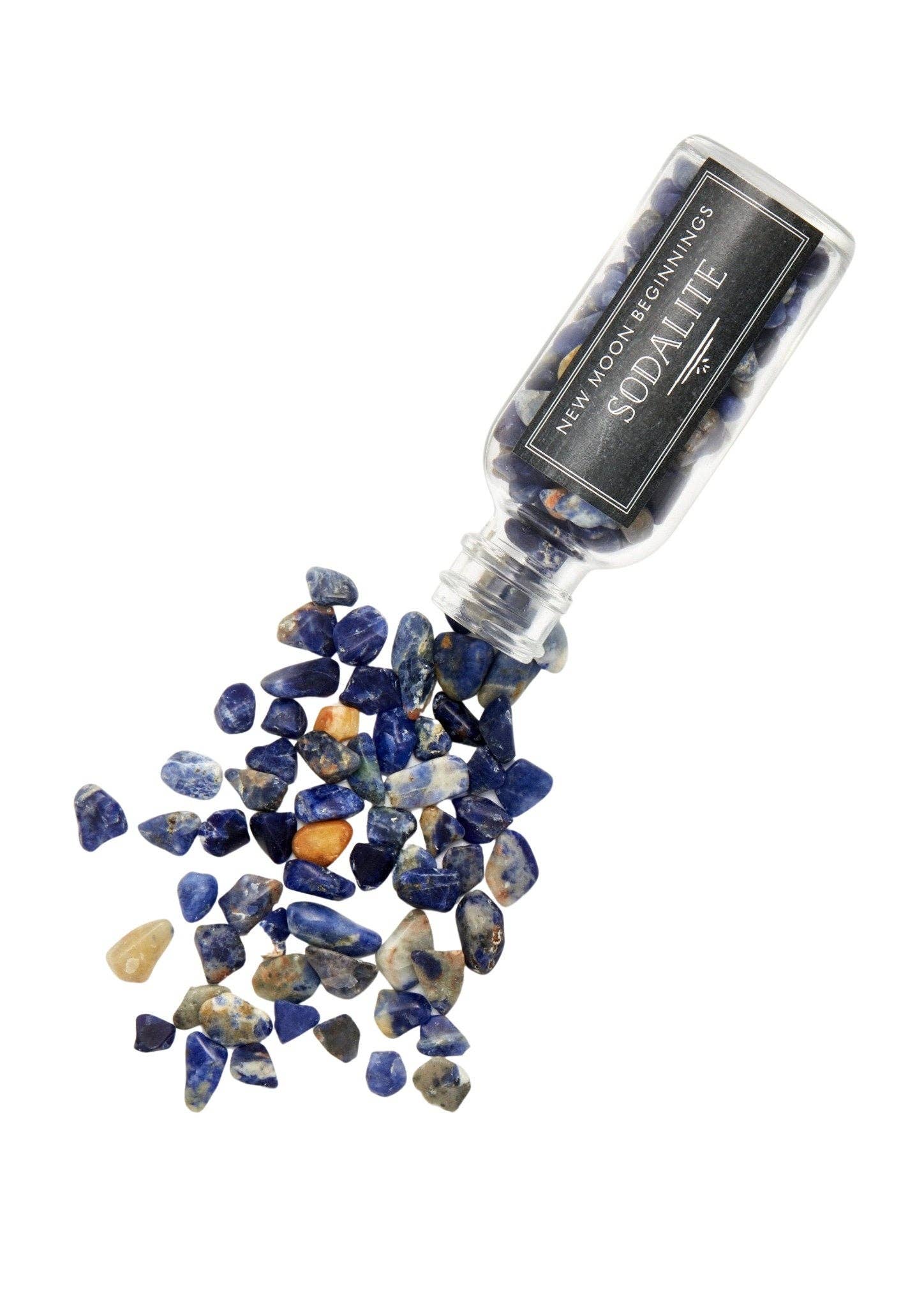 New Moon Beginnings - Wholesale Spiritual Stone/Crystal - Natural Gemstone Chips in a Bottle -70 stone types available42