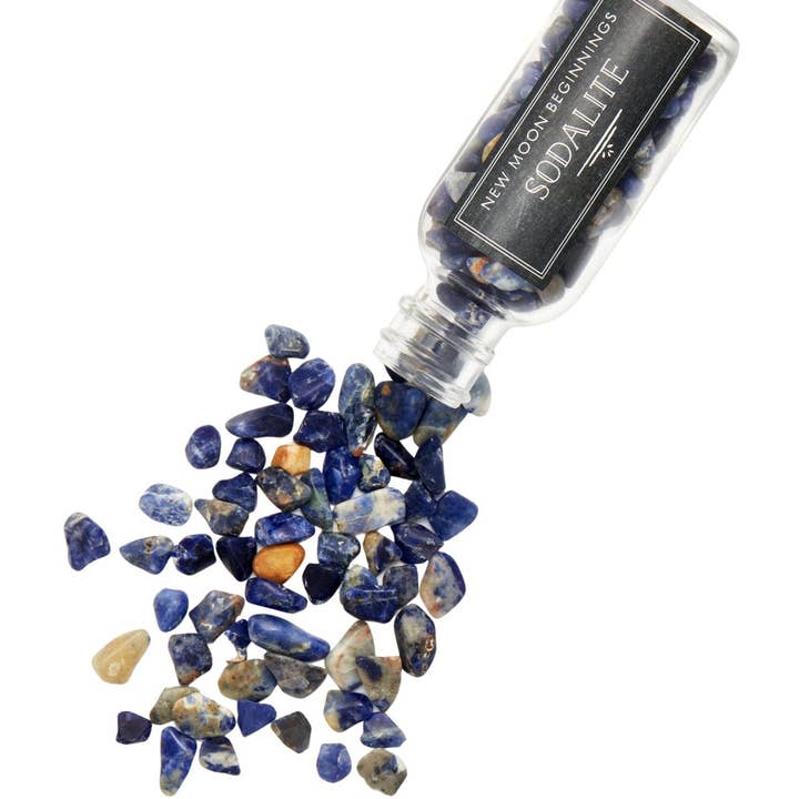 New Moon Beginnings - Wholesale Spiritual Stone/Crystal - Natural Gemstone Chips in a Bottle -70 stone types available42