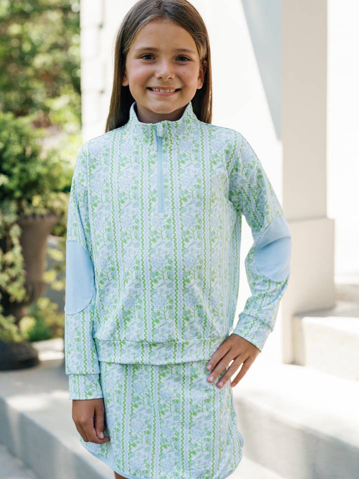 Peachie Prep - Wholesale Activewear Set - Kids - Evelyn Henson X Peachie Prep- Charlotte Set in Garden Rio3
