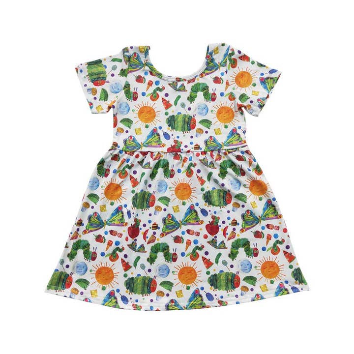 Aier Wholesale - Wholesale Dress - Kids - Baby Girls Worm Knee Length Dresses2