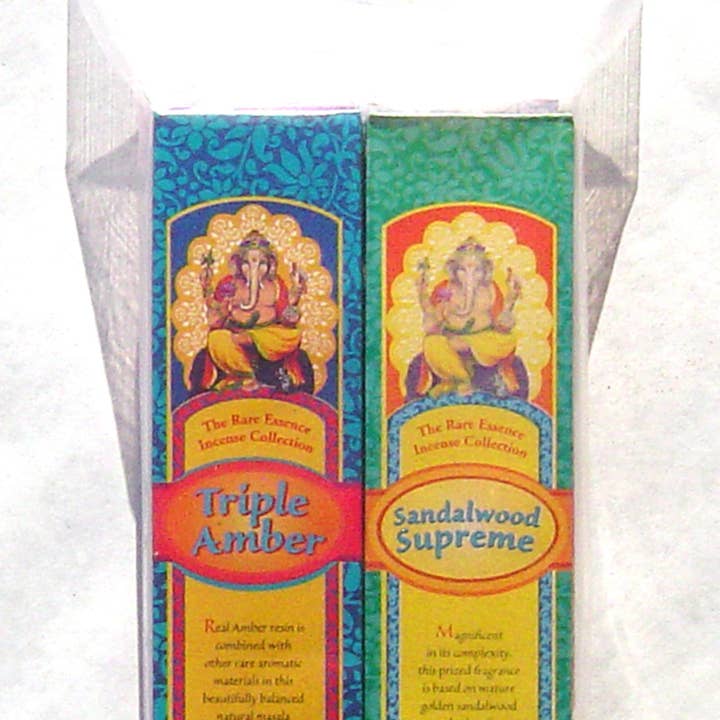 The Incense Sampler Works - Prepackaged 'Rare Essence' Assortment for wholesale by The Incense Sampler Works