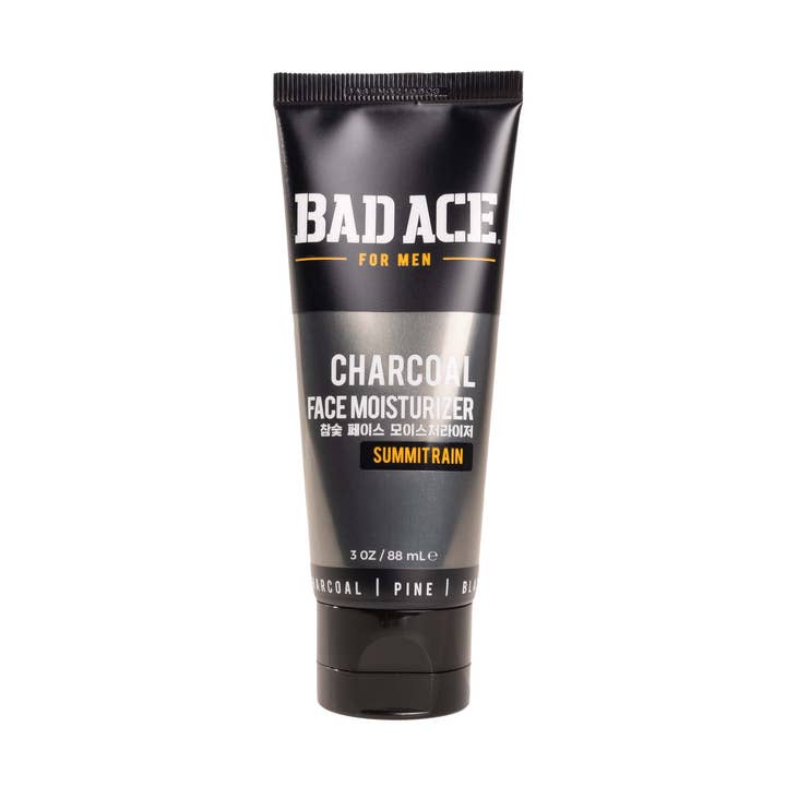 BAD ACE Charcoal Face Moisturizer - Summit Rain (3 oz) for wholesale by BAD ACE