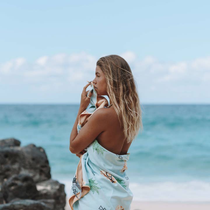 RHB HAWAII - Vendita all'ingrosso Telo mare - Asciugamano da spiaggia con occhiali da sole all'ananas3