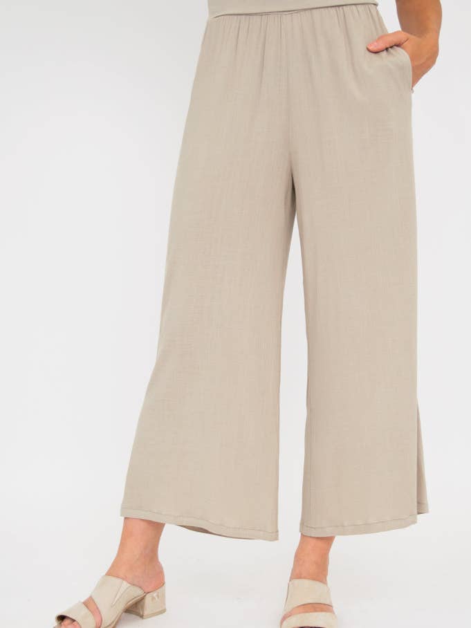 Landon Capri, Areia, Bamboo Linho por atacado de Blue Sky Clothing Co LLC