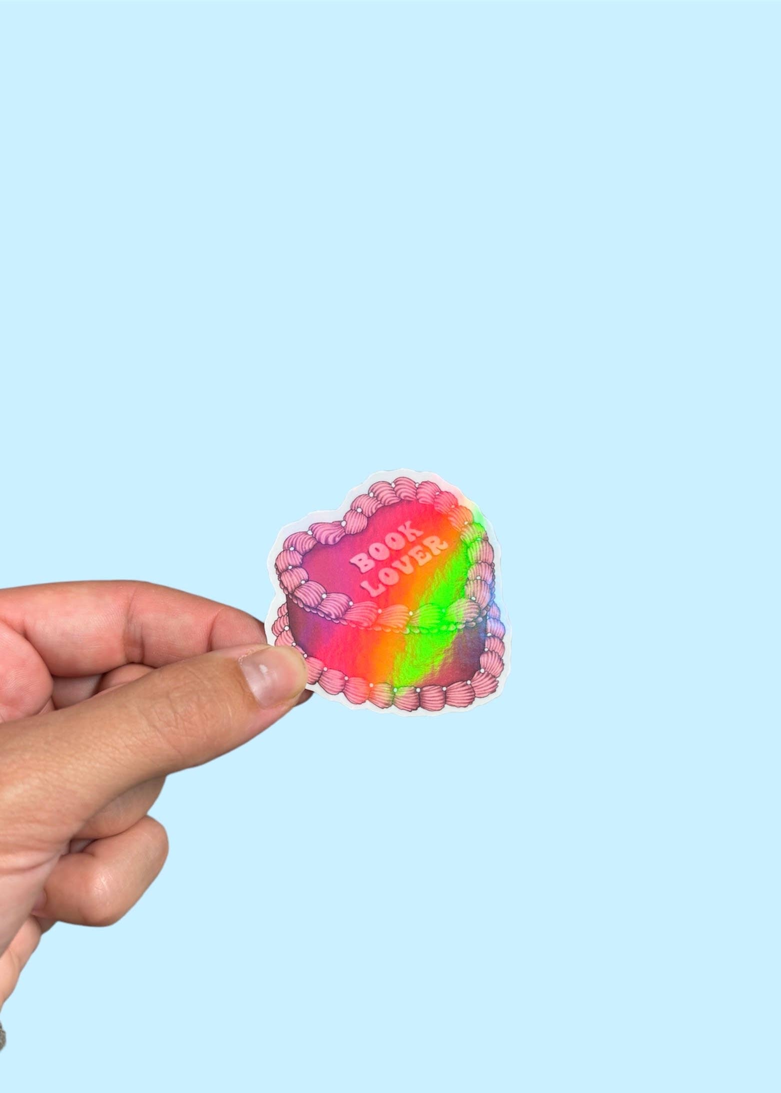 A Tub of Prints – Engroshandel Klistermærke – Book Lover Cake klistermærke1