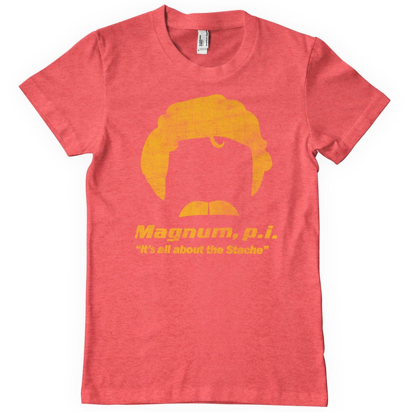Hybris Production AB - Wholesale Screen Printed T-Shirt - Unisex - Magnum P.I. - Stache T-Shirt5