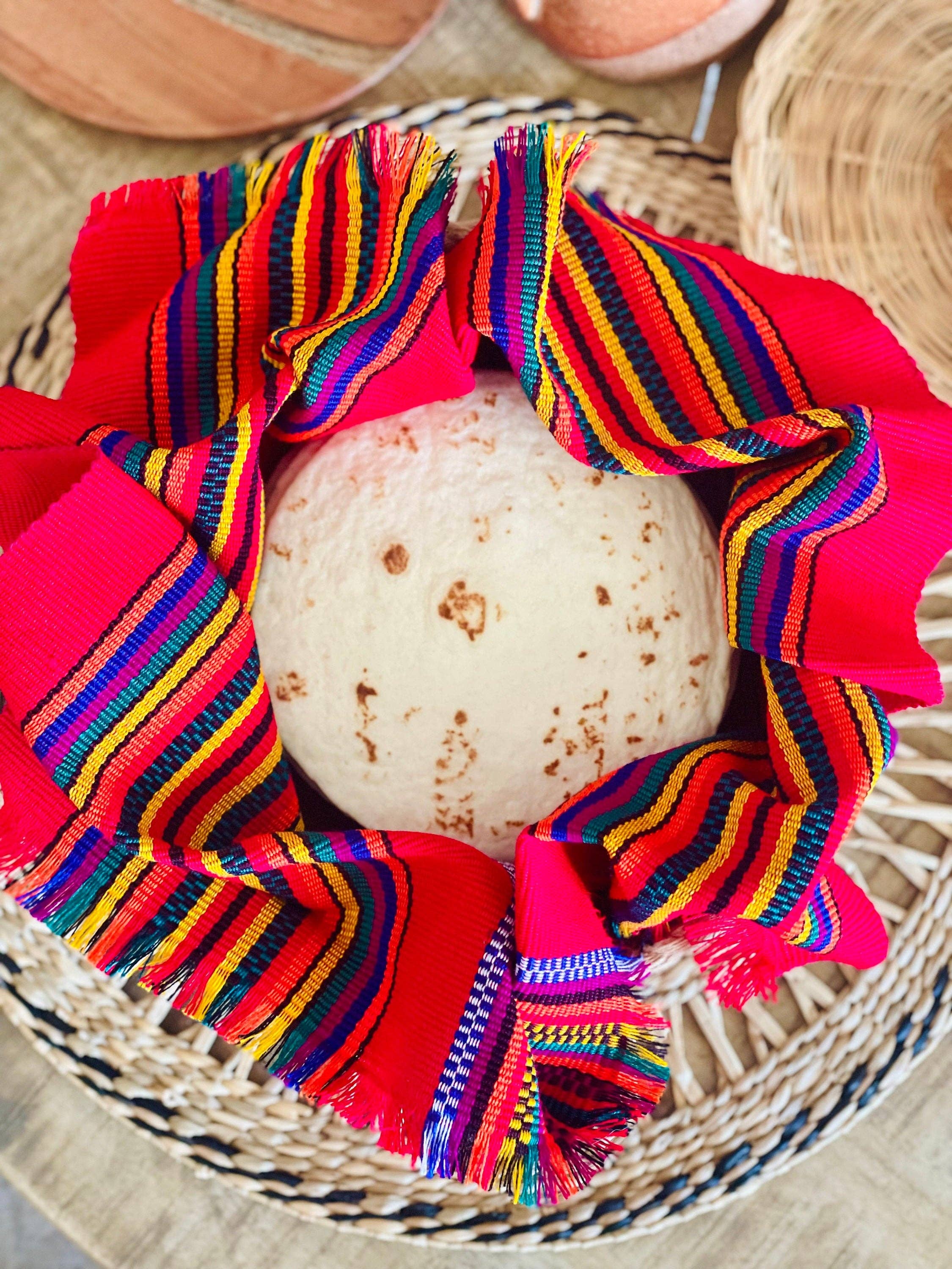 GUATEARTISAN - Venta al por mayor Servilletas de tela - Envolturas de tortilla tejidas a mano o tela para pan1