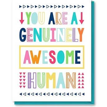 Impresionante tarjeta de amistad humana para venta al por mayor de doodle bird design