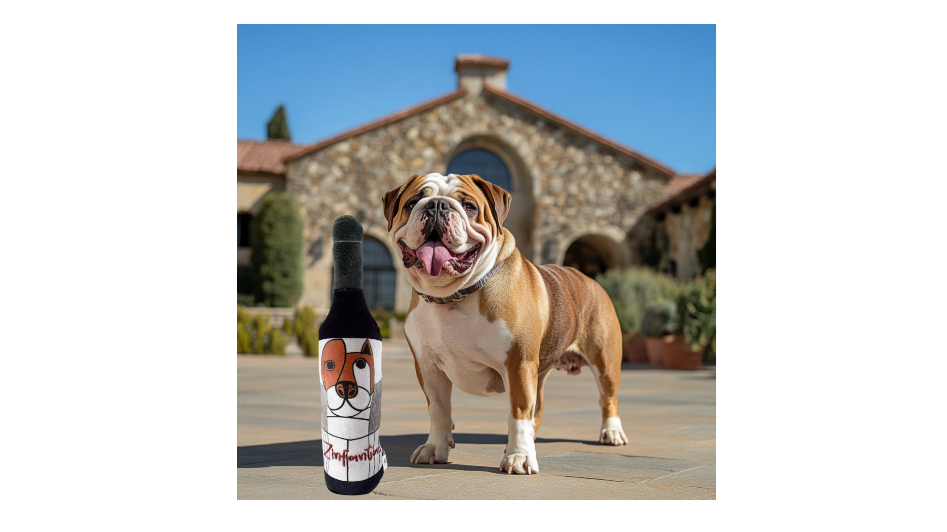 Pawcasso – wholesale Pet plush toy – Dog – Zinfantail10