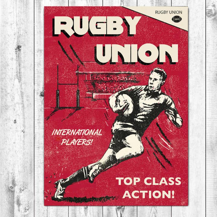 Rugby Union Card for wholesale by Rocket 68