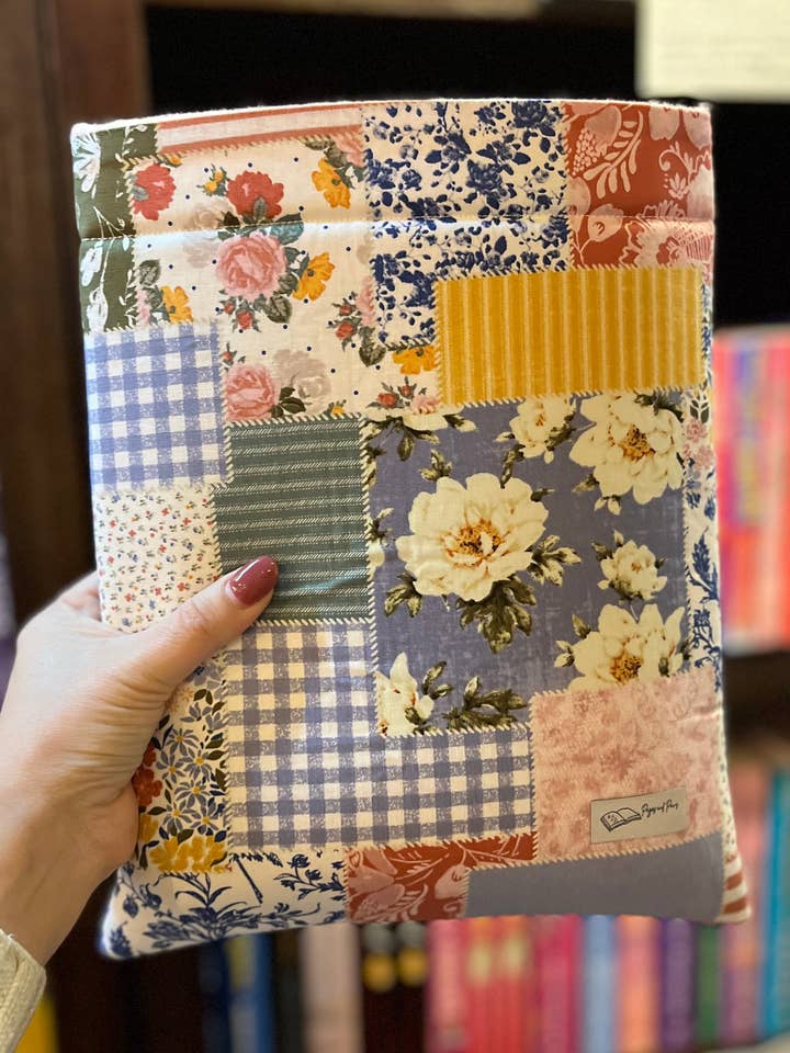 Patchwork Floral Book Sleeve for wholesale by Pages and Paws