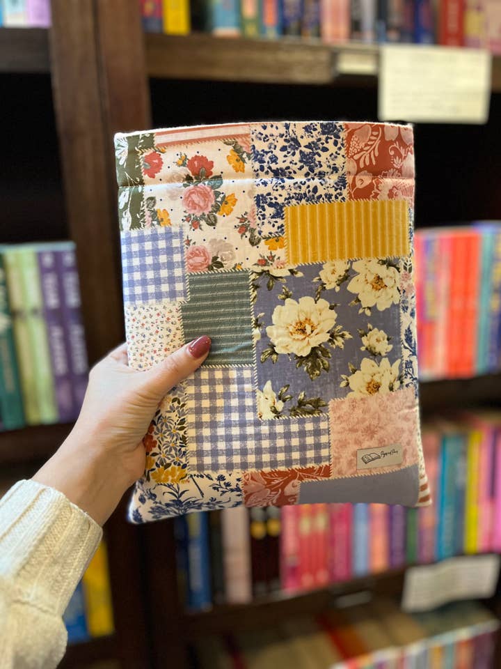 Patchwork Floral Book Sleeve for wholesale by Pages and Paws