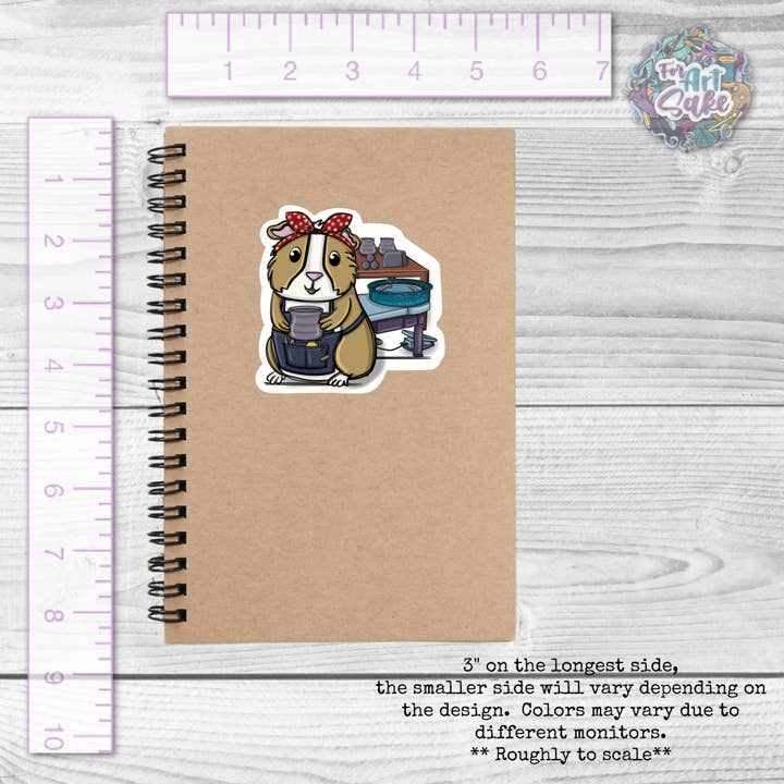 For Art Sake Stickers - Wholesale Sticker - Posie the Potter Sticker1