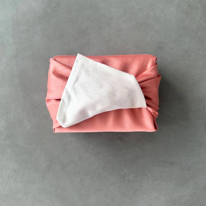 Style by HM - Wholesale Flat Wrap - Reversible Orange & Ivory1