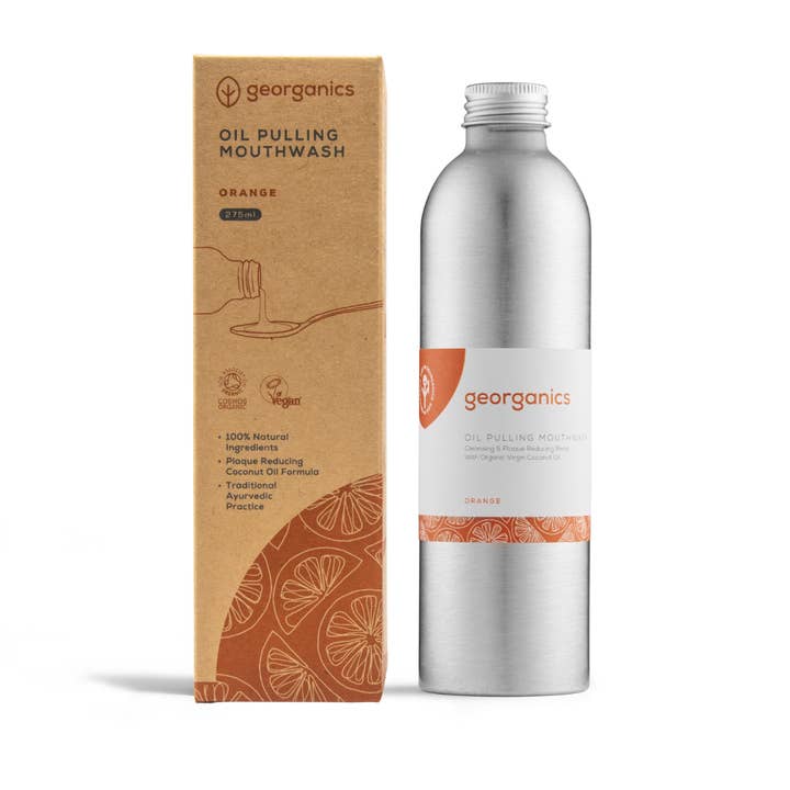 Georganics - Vendita all'ingrosso Collutori - Collutorio Oil Pulling - Arancione4