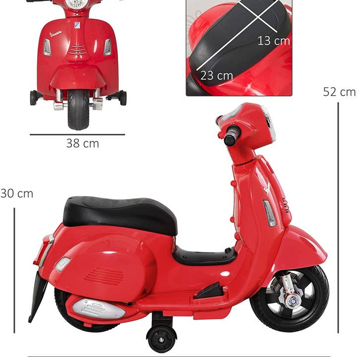 Devessport - Wholesale Bike/Scooter - Kids - Mini Vespa - Red