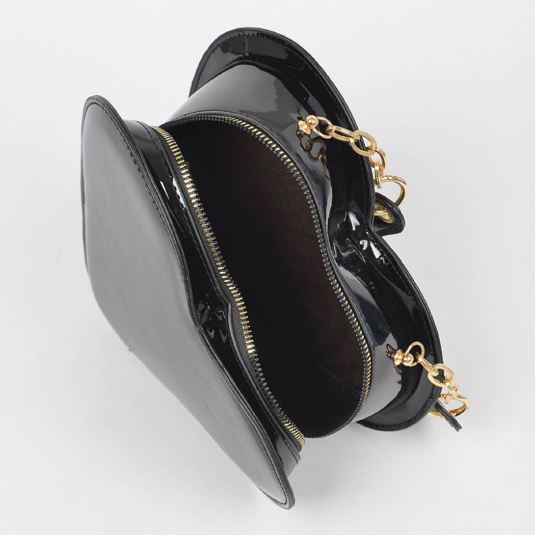 3AM BY H&D ACCESSORIES - Wholesale Crossbody Bag - Women's - Enamal Heart Shape Crossbody Bag5