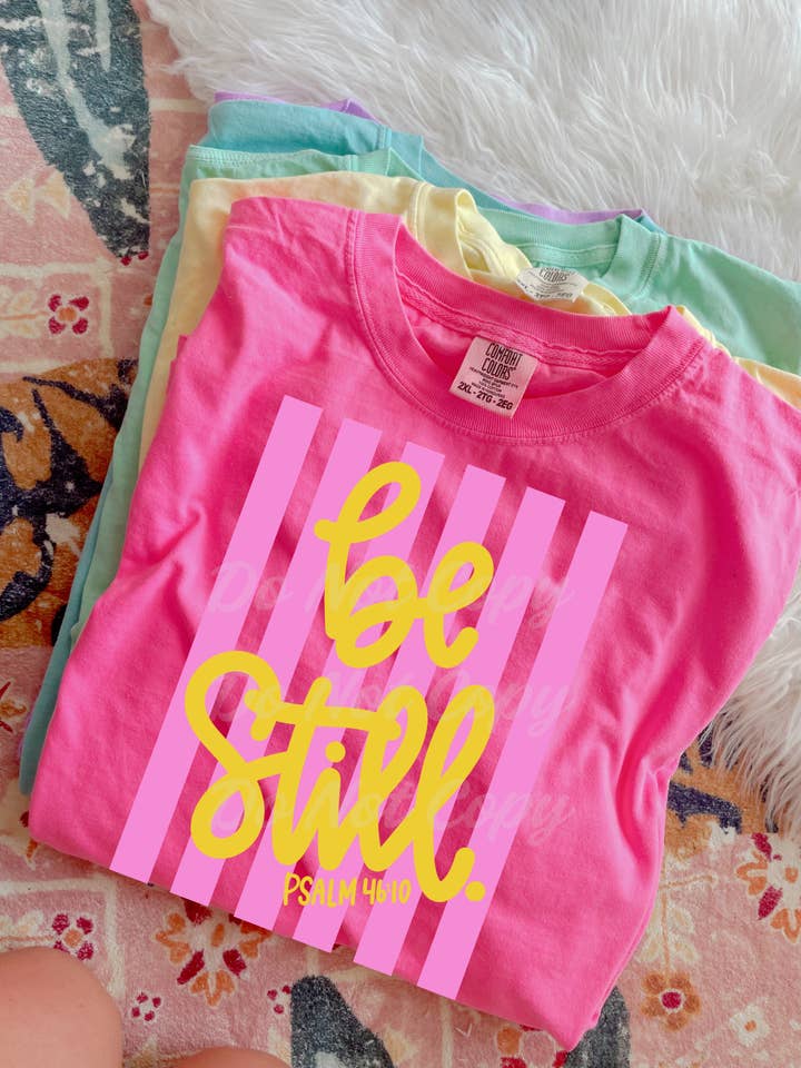 Be Still Tee for wholesale by Downtown Darling Wholesale