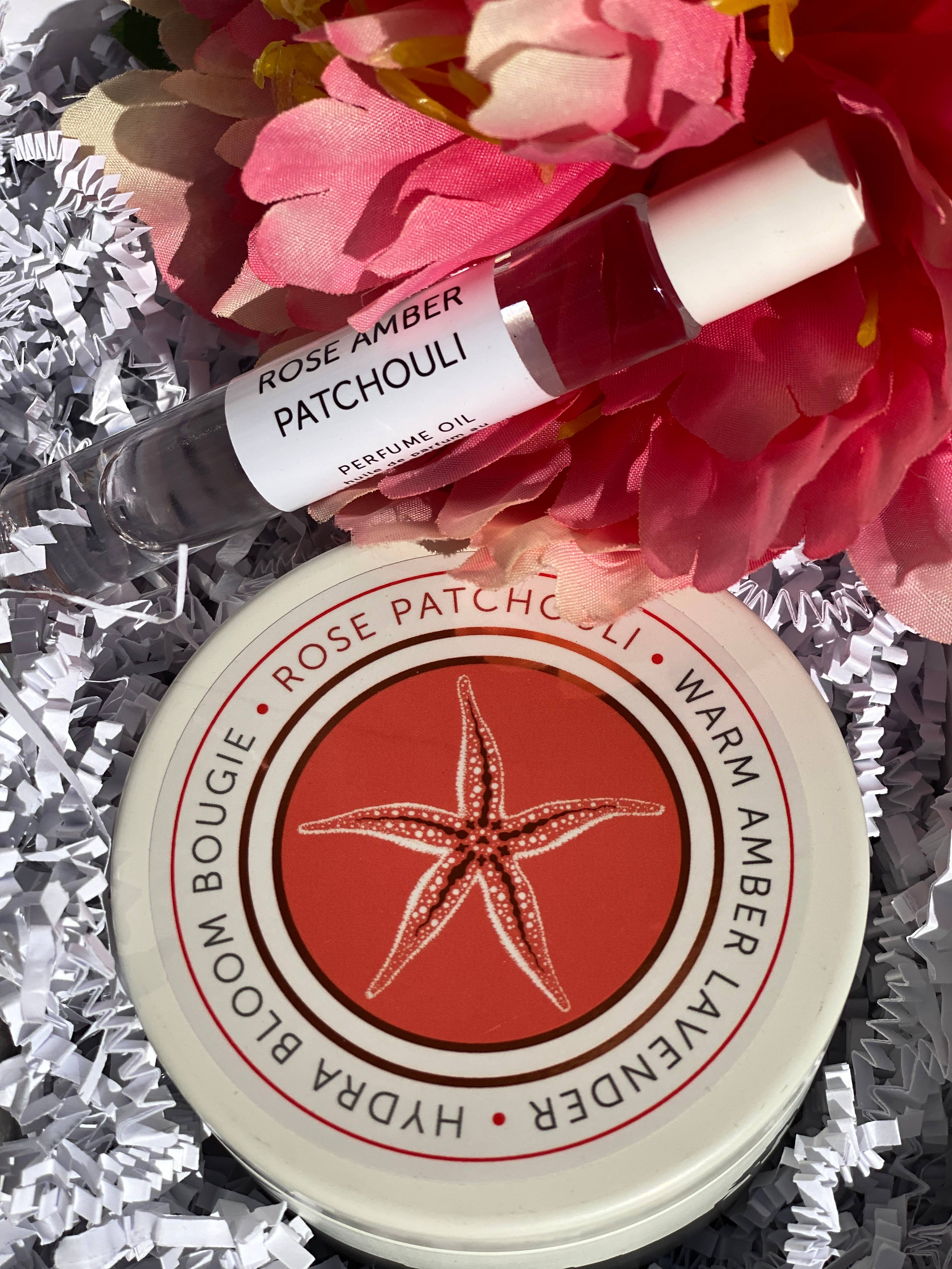 Hydra Bloom Beauty – wholesale Roll-on fragrance – Rose Amber Patchouli Roll-on Perfume Fragrance Oil2