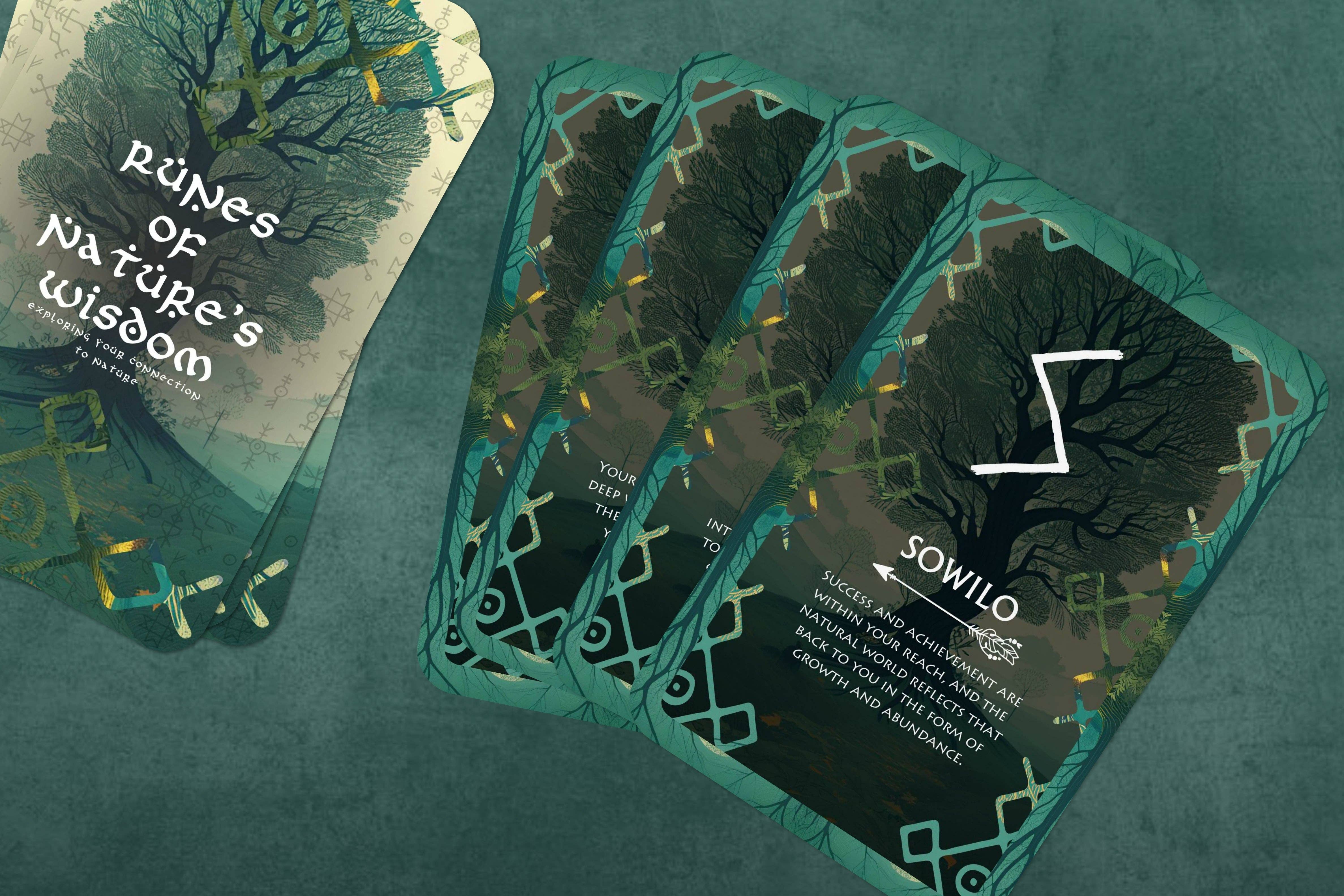 Ibiza Tarot USA - Venta al por mayor Cartas del tarot - Runes of Nature Wisdom: explorando tu conexión con la naturaleza9