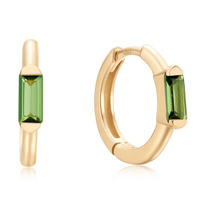 Vert Solid Gold Huggie Earrings for wholesale by Quill Fine Jewelry & Lifestyle