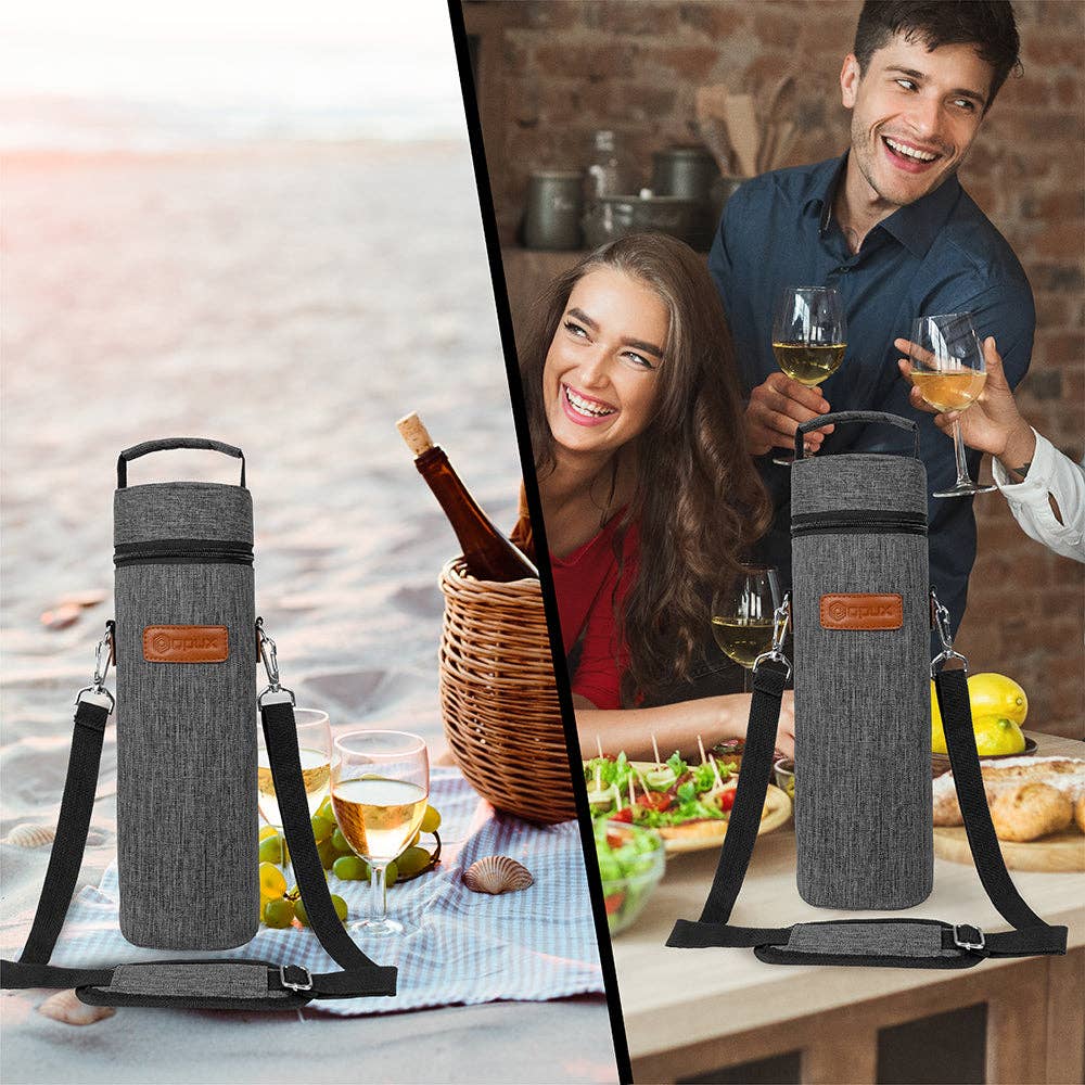 OPUX - Wholesale Wine Tote - 1 Bottle Wine Carrier Bag25