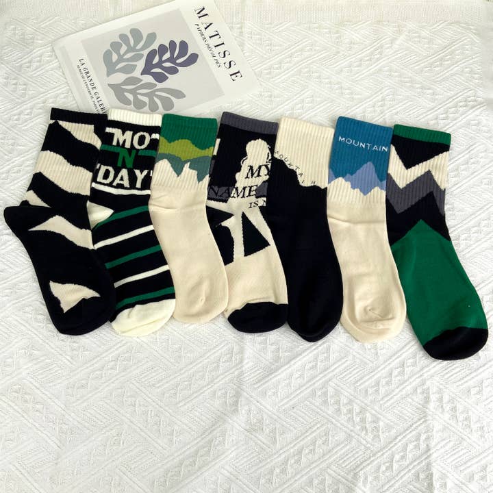 mildstyles - Wholesale Socks - Unisex - Combed cotton boneless mid-calf AB socks