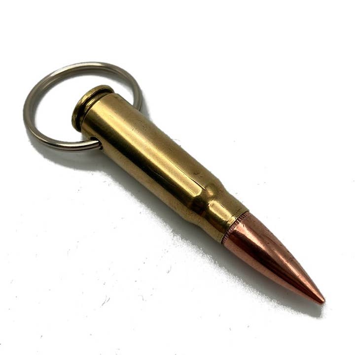 Vermont Cut Coins & 2nd Shot Round - Wholesale Keychain - Unisex - Bullet Keychains - Many Calibers - .223 .45 9mm .40 10mm13
