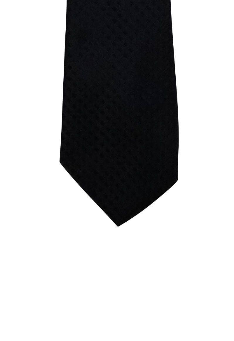 GoTie – wholesale Necktie – Men’s – Black Black Checkered Skinny Tie2
