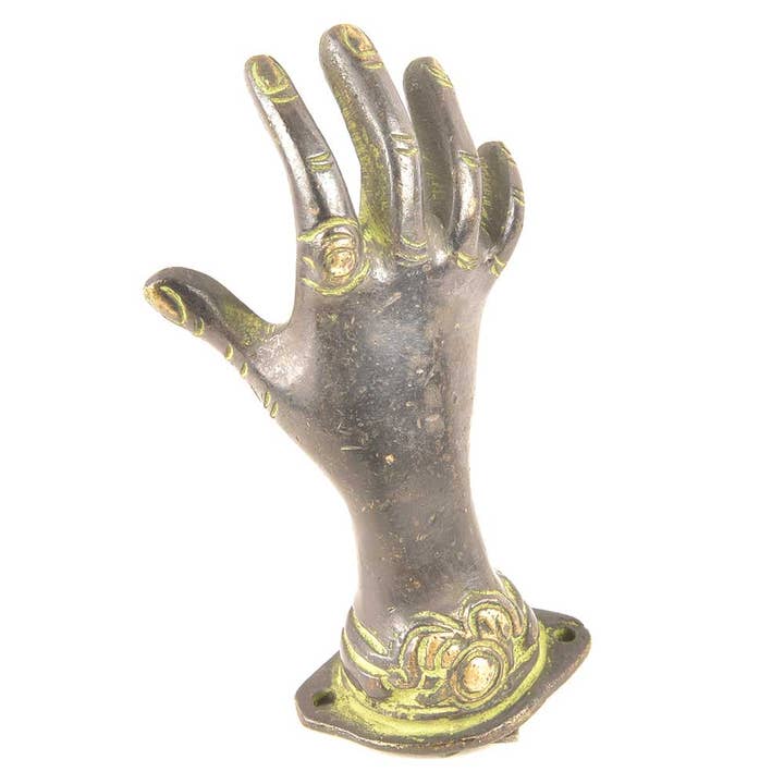 6 Piece Brass Hand Handles for Dresser Drawers (Brown) for wholesale by Daana Paani LLC