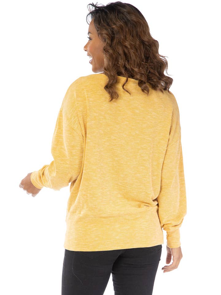 Flying Colors Apparel - Wholesale Knit Top - Women's - West Virginia Mountaineers Lainey Tunic1