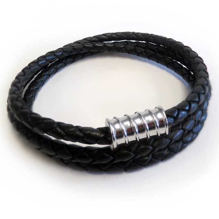 Bracelet Triple Wrap Screw Silver- Click for Color Options for wholesale by Liza Schwartz Jewelry