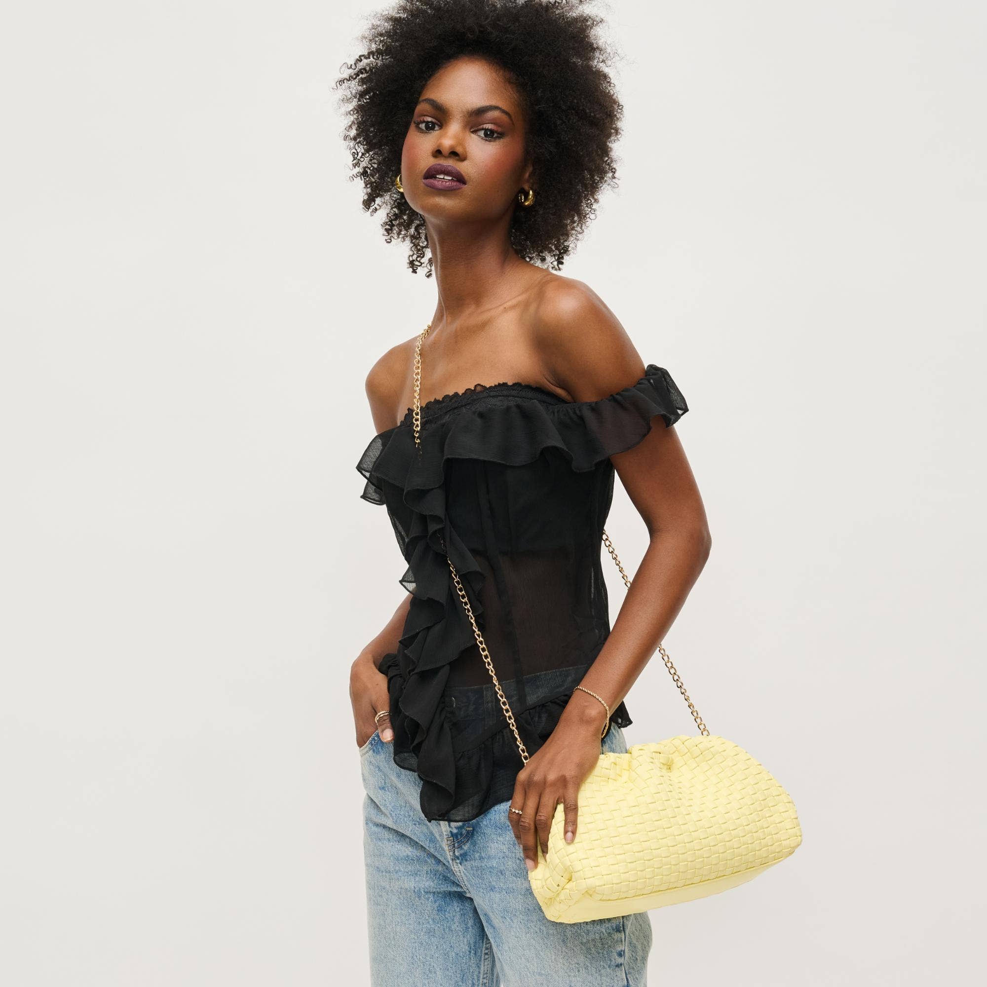 Urban Expressions - Wholesale Clutch Bag - Women's - Tate Woven Frame Clutch8