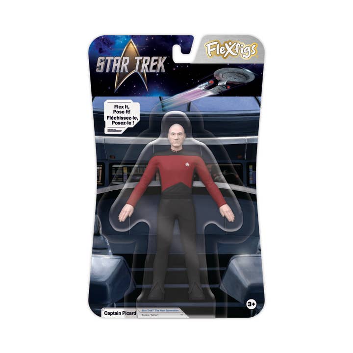 FLEXFIGS STAR TREK: CAPTAINS "JEAN-LUC PICARD" for wholesale by NJ Croce Co., Inc.