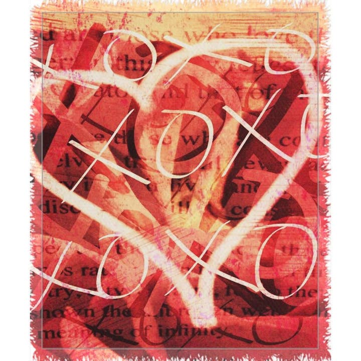 XoXo Woven Blanket for wholesale by 3 Piece Urban Artisan