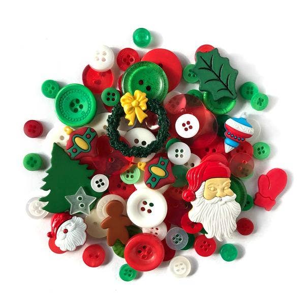 Boutons de bricolage et de couture du Père Noël pour la vente par Buttons Galore & More