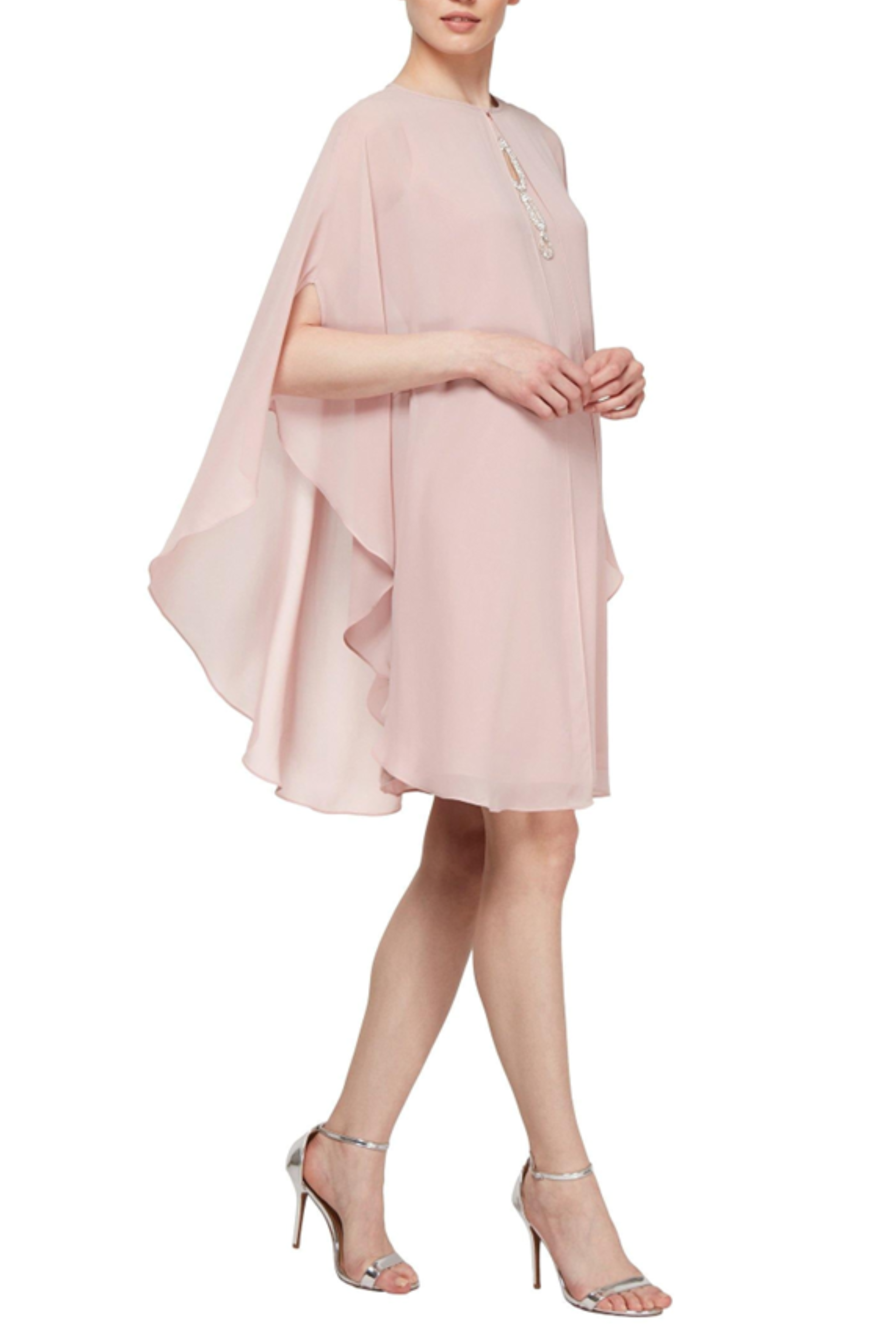 FADED ROSE SLNY 2-Pc Embellished Shift Evening Jacket Dress for wholesale on Faire2