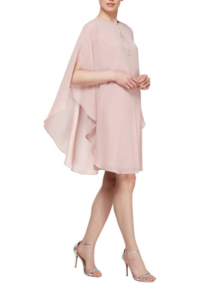 FADED ROSE SLNY 2-Pc Embellished Shift Evening Jacket Dress for wholesale on Faire2